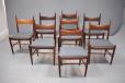 Illum Wikkelsoe vintage rosewood dining chairs | Set of 8 - view 8