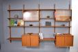 Vintage Poul Cadovius CADO shelving system in teak