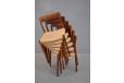 Niels Moller design set of 6 rosewood dining chairs model 77  - view 6