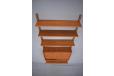 Vintage teak wall mounted PS system with 4 shelves - view 3