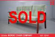 Modern 3 seat sofa with shallow frame | Nordic Chair Company - view 1