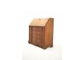 Beautiful solid oak constructed writing desk with secret compartment