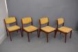 Reupholstery project - 4 vintage teak dining chairs made by Orum Mobelfabrik
