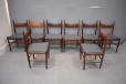 Illum Wikkelsoe vintage rosewood dining chairs | Set of 8 - view 3