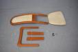 Each chair completely dismantled will be easy to pack / transport / re-upholster