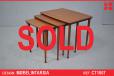 Vintage teak nest of 3 side tables | Mobelintarsia - view 1