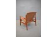 New upholstered vintage armchair designed by Finn Juhl model FD136 - FRANCE CHAIR