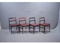 Set of 4 vintage RIO-ROSEWOOD dining chairs model 430