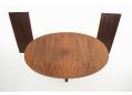 Oval top rosewood dining table designed by John Mortensen in 1962.