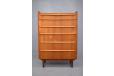 Chest of 6 drawers in vintage teak made by danish cabinetmaker