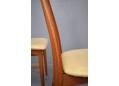 Laminated teak back legs ensure strength and enables the curved shape
