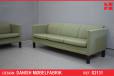 Box frame 3 seater sofa in green upholstery | Danish Mobelfabrik - view 1