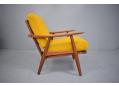 Lovely GE270 teak armchair designed 1954 for getama by Hans Wegner.