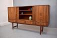 Tall rosewood sideboard designed 1960s by E W Bach for sale
