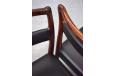 Set of 4 Kai Kristiansen rosewood and leather dining chairs | OD69 - view 6