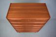 Midcentury teak chest of 7 drawers made by Danish Mobelfabrik