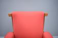 Finn juhl designed Bwana chair in teak and fabric model FD152