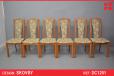 Set of 6 high back Skovby dining chairs in teak - view 1