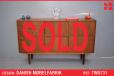 Tall vintage teak sideboard with sliding doors | Danish Mobelfabrik - view 1