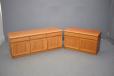 Teak cabinet with internal shelving and drawers by Chr Linneberg