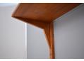 Signature triangled shelf support secured to upright by angles dowls