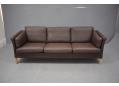 Model MH2225 box framed 3 seat sofa produced by Mogens Hansen.