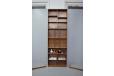 Vintage bookcase in solid beech, designed by Peter J Lassen 1958