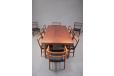 Stunning vintage set of Johannes Andersen design table and 10 chairs