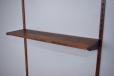 Vintage FM system modular wall hanging shelf in rosewood designed 1956 by Kai Kristiansen