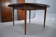 P Jeppersen produced rosewood dining table with 2 leaves, model PJ 2-5