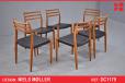 Niels Moller vintage teak dining chairs | Model 78 - view 1