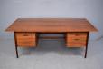 Large executive desk in vintage rosewood | Henry Rosengren Hansen - view 6