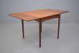1960s Danish Mobelfabrik compact square top dining table 