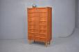 Vintage teak 8 drawer chest made by Danish cabinetmaker