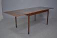 Extending dinignt able in rosewood designed 1965 by Johannes Andersen