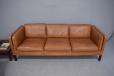 Model 78 vintage 3 seater box leather sofa | Gunnar Grandt - view 3