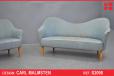 Vintage SAMSPEL curved frame sofa | Carl Malmsten design - view 1