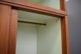1960s Danish design wardrobe in teak with 2 sliding doors