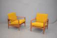 Model LARS armchair designed 1966 by Niels Koefoed availabl;e as pair