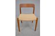 Set of 4 Niels Moller design dining chairs in teak | Model 75 - view 5