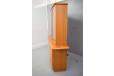 Skovby production teak display cabinet with adjustable glass shelves for sale