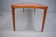 Henry Klein design teak coffee table with rosewood inlaid corners - view 6