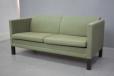 Vintage danish design box sofa with sprung back and foam cushions