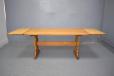 Extending dining table in solid oak produced by Stilmobler