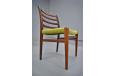 Vintage ladder back teak frame dining chair | New Upholstery - view 9