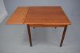 Danish production dinign table in vinatge teak with 2 x draw leaves