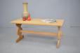 Solid oak coffee table produced by Danish Cabinetmaker