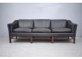 Model 75 box framed 3 seat sofa produced by Grandt Mobler