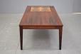 Vintage rectangular lounge table with inset tiles