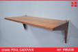 Vintage rosewood CADO shelves - 38cm x 80cm - view 1